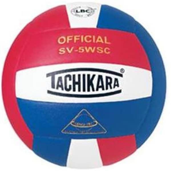 Tachikara Tachikara SV5WSC.SWR Sensi-Tec Composite High Performance Volleyball - Scarlet-White-Royal SV5WSC.SWR - main